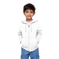 FUNKY MONKEY Kids Hooded Sweatshirt for Boys Soft Brushed Fleece Zip-Up Hoodie