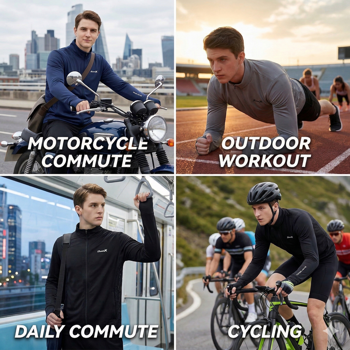 FUNKY MONKEY UV ArmourX UV Protection Sunscreen with Mesh Ventilation Jacket | Anti-Tan Cooling Jacket | Lightweight Quick Dry Summer