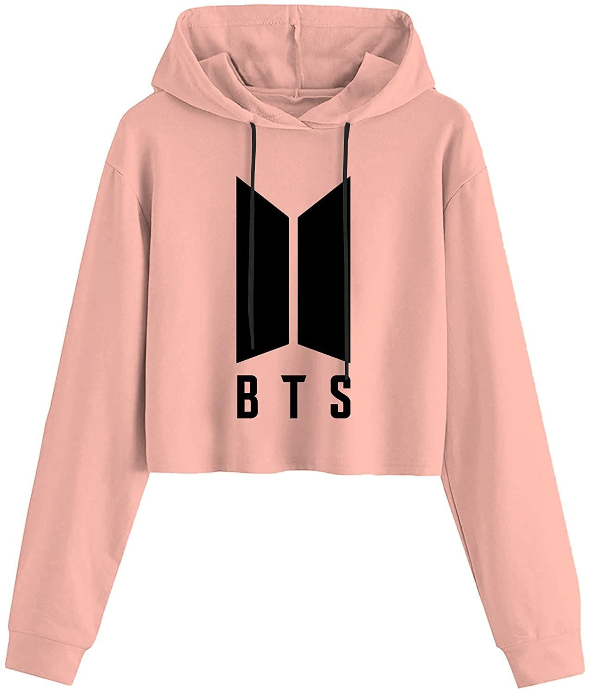 BTS Cotton Blend Hooded Neck Hooded Sweatshirt