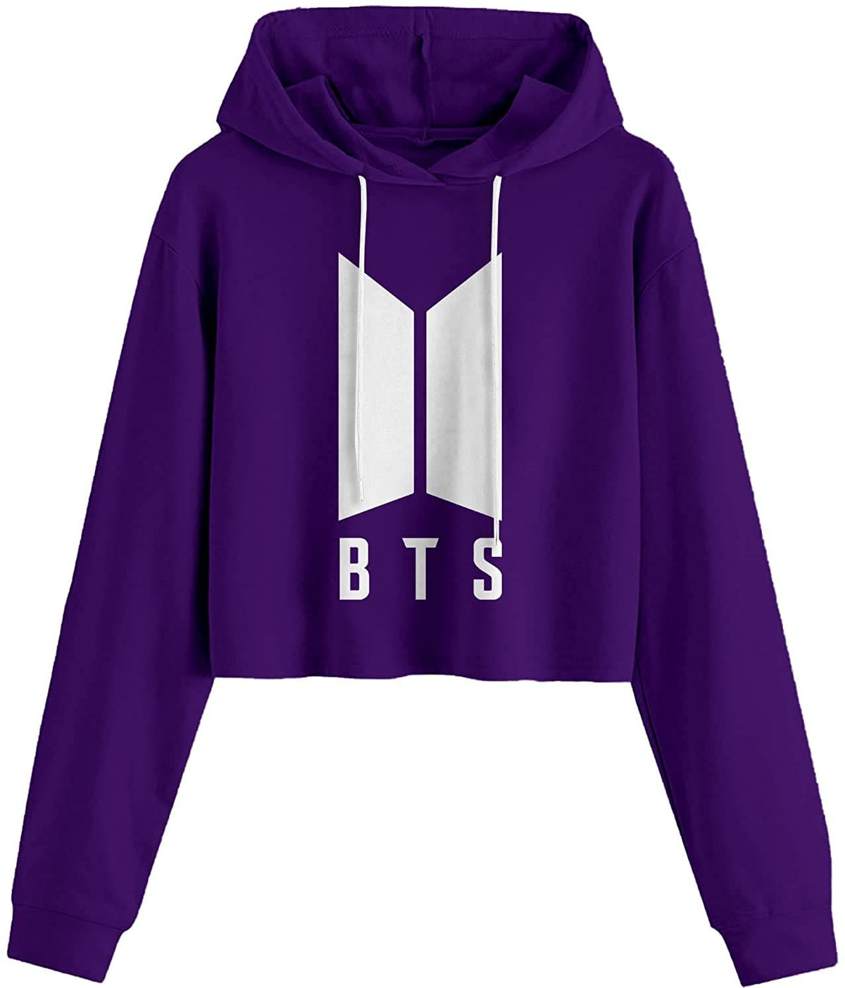 BTS Cotton Blend Hooded Neck Hooded Sweatshirt