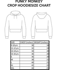 BTS Sublimation Crop Hoodie