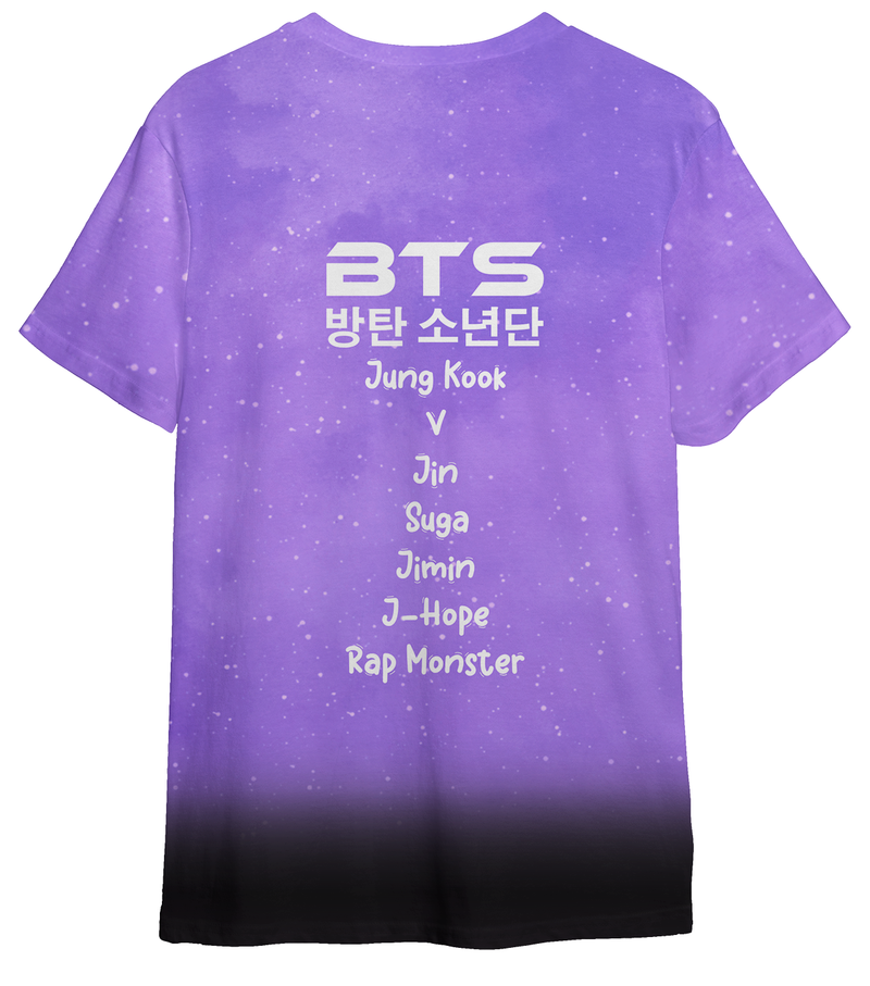 BTS Army K Pop T Shirt, Tie Die Top for Girls and Women’s