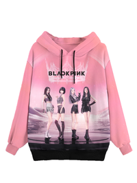 Black Pink K Pop Full Sleeve Hoodie Kids Women