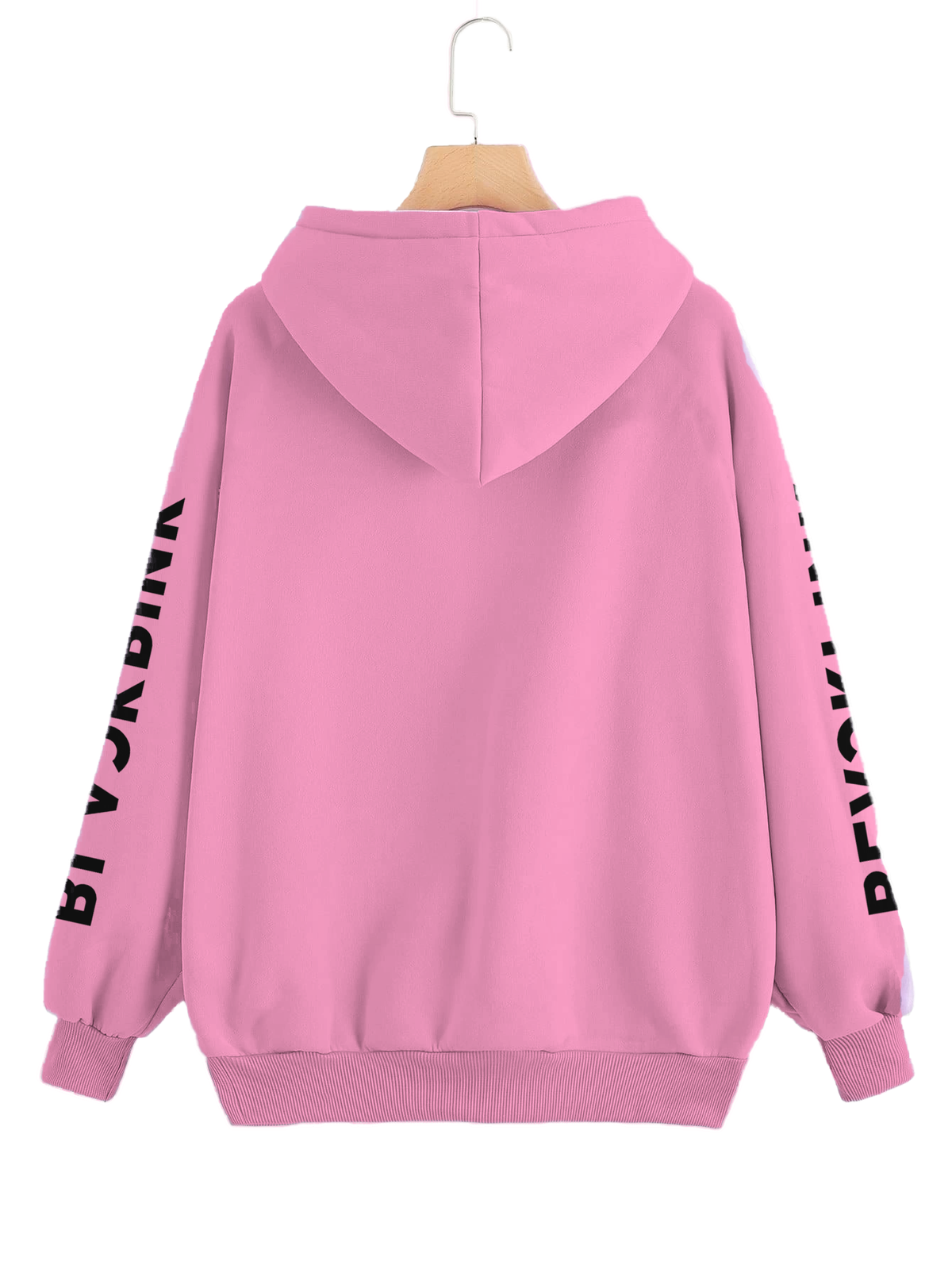 Blackpink Drawstring Hoodie Lisa Jennie Jisoo Rosé K-pop Long Sleeve Printing Hooded Sweatshirt Pull on 300 GSM Fleece