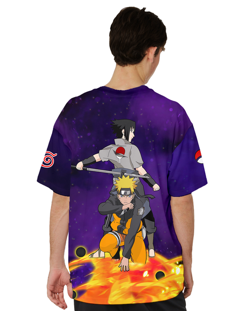 Oversized Anime T-shirts for Men and Women - Naruto